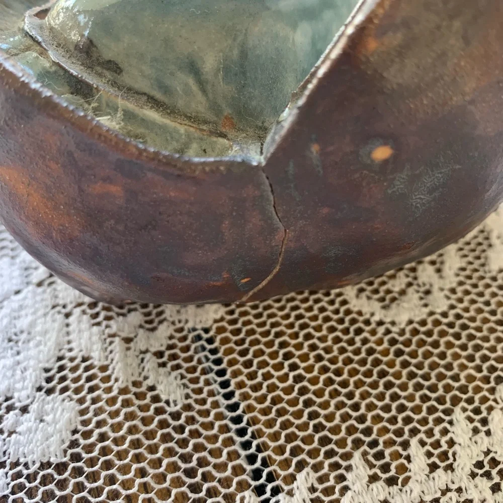 Studio pottery fetus in utero sculpture original artwork - Picture 10 of 10